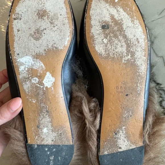Gucci Princetown Tiger Leather & Fur Loafers 38 - Picture 8 of 11